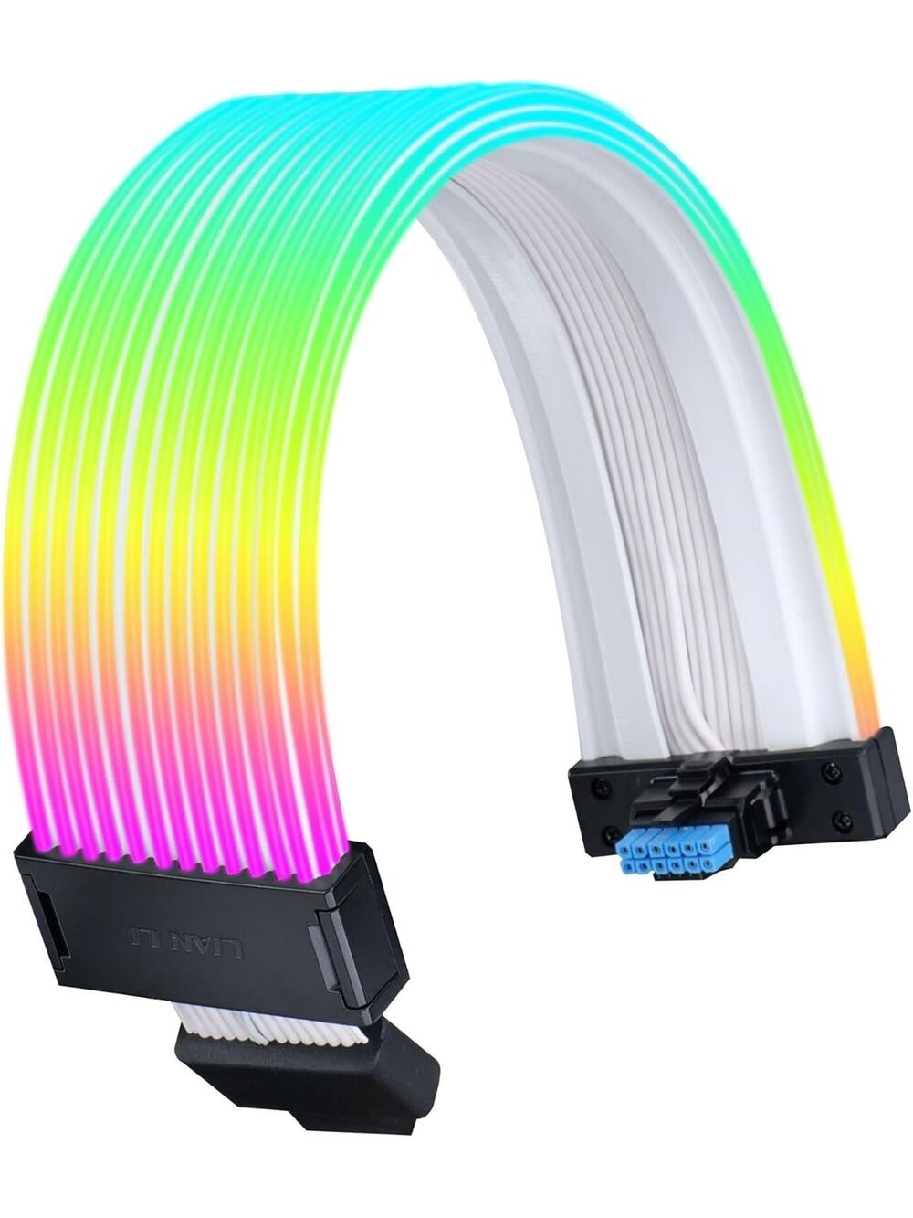 Lian Li Strimer Wireless ARGB 12VHPWR 12+4 Pin GPU Extension Cable 90 Degree NEW